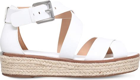 michael kors white sandals women.